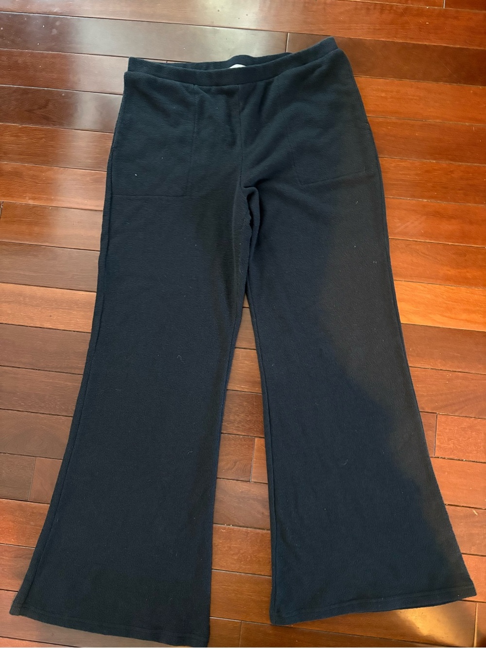 Black Women's Swim Coverup Pants - Stretch Pull-On Style
